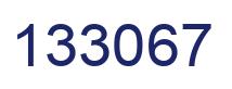 Number 133067 blue image