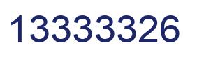 Número 13333326 imagen azul
