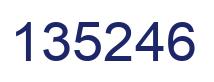 Número 135246 imagen azul