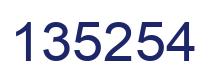 Número 135254 imagen azul