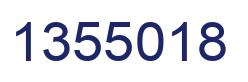 Number 1355018 blue image