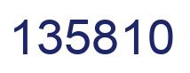 Número 135810 imagen azul