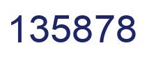 Number 135878 blue image