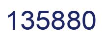 Number 135880 blue image