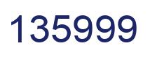 Número 135999 imagen azul