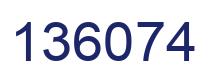 Número 136074 imagen azul