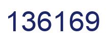 Number 136169 blue image
