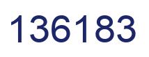 Número 136183 imagen azul