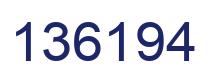 Número 136194 imagen azul