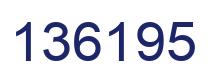 Número 136195 imagen azul