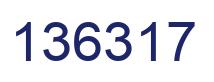 Number 136317 blue image