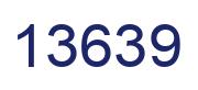 Número 13639 imagen azul