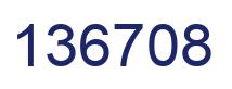 Number 136708 blue image