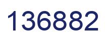 Number 136882 blue image