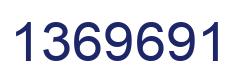 Number 1369691 blue image