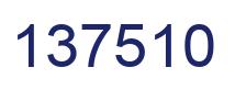 Número 137510 imagen azul