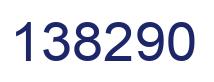 Number 138290 blue image