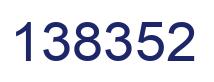 Number 138352 blue image