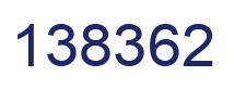 Number 138362 blue image