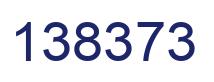 Number 138373 blue image