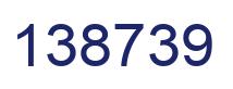 Number 138739 blue image
