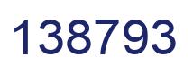 Number 138793 blue image