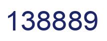 Number 138889 blue image