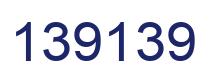 Number 139139 blue image