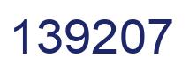 Number 139207 blue image