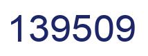 Number 139509 blue image