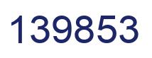 Number 139853 blue image