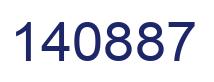 Número 140887 imagen azul