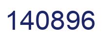 Number 140896 blue image