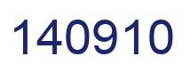 Number 140910 blue image