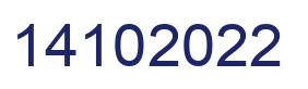 Number 14102022 blue image