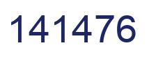 Número 141476 imagen azul