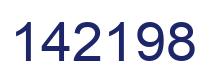 Number 142198 blue image