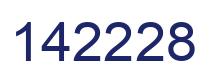 Number 142228 blue image