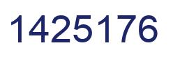 Número 1425176 imagen azul