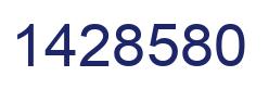 Número 1428580 imagen azul