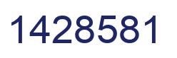 Número 1428581 imagen azul