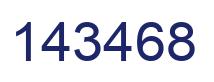 Número 143468 imagen azul