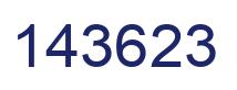 Número 143623 imagen azul