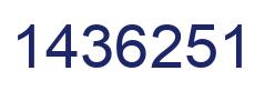 Número 1436251 imagen azul