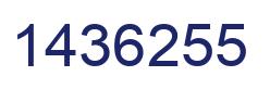 Número 1436255 imagen azul