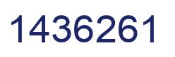 Número 1436261 imagen azul