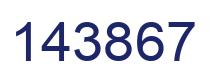 Número 143867 imagen azul