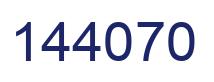 Número 144070 imagen azul
