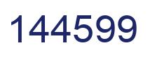 Number 144599 blue image