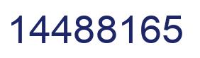 Número 14488165 imagen azul